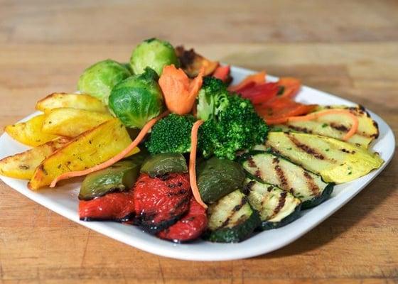 Grilled Veggie plate.