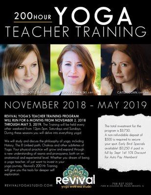 Teacher training set to start in November!