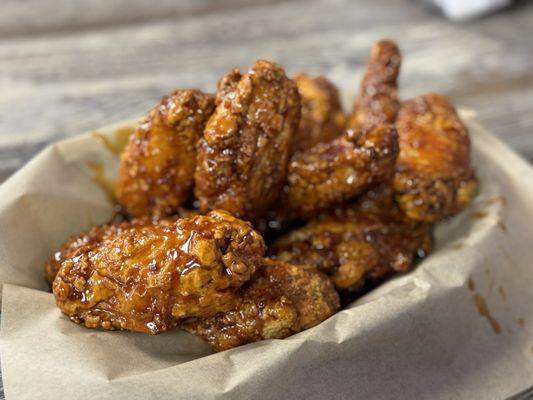 Korean fried chicken wings