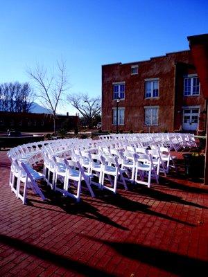 Our Plaza in the warm winter sun!