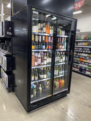 Refrigerated wine