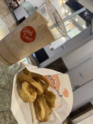 Milk Tea & Calamari