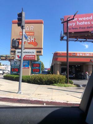 Entrance sign on Sepulveda