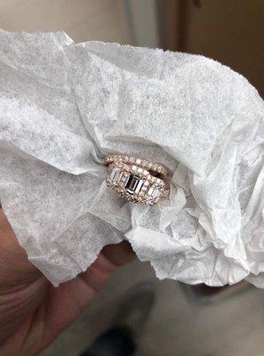 My new custom made wedding ring.