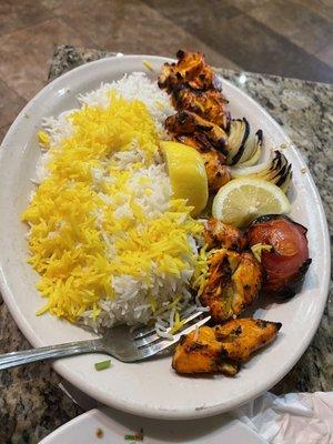 Chicken (white meat) kabob