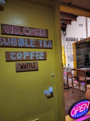 Bubble Tea is inside Sawasdee Thai Restaurant. Definitely a hidden gem.