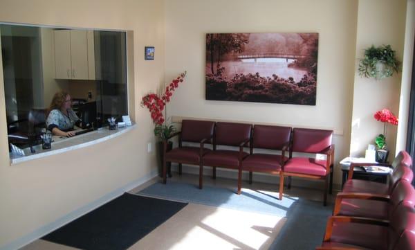 Our Reception area.