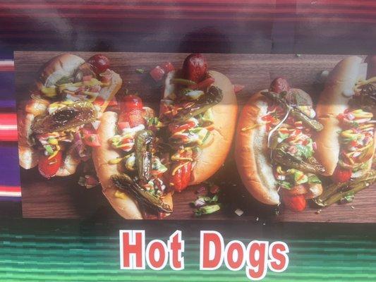 Hot dogs salchichas con tocino