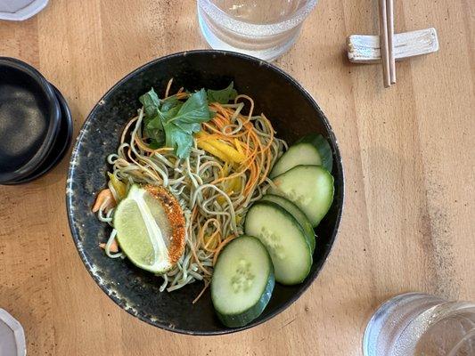 matcha soba salad