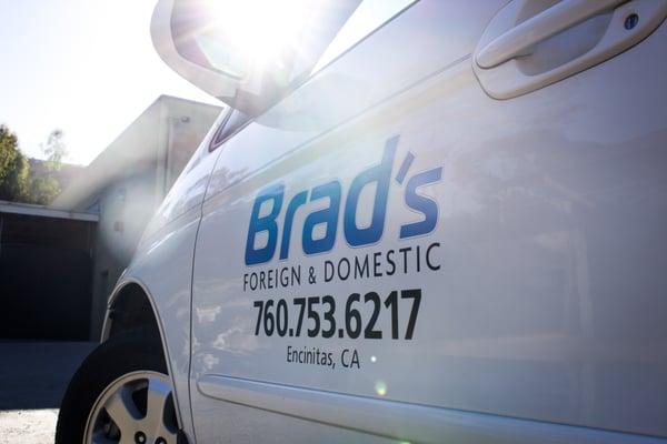 Brad's Foreign and Domestic - Shuttle logo