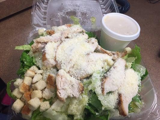 Chicken Caesar salad