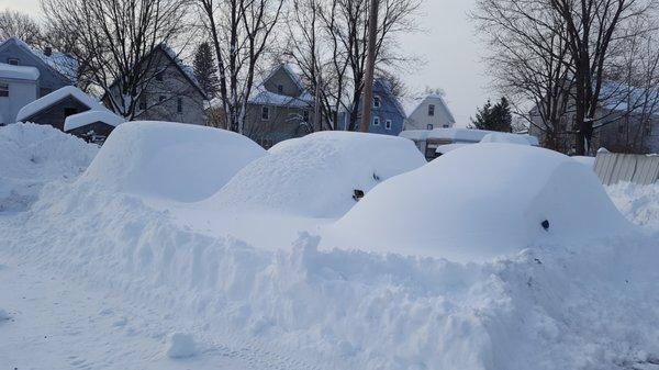 2017 storm but we were back in action  state of emergency was called by the mayor of Utica ny