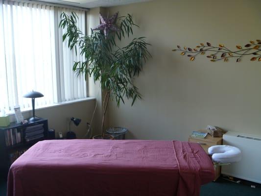 spacious treatment room