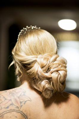 Bridal updo