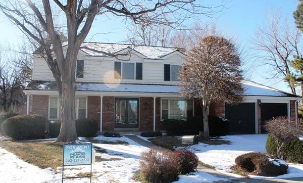 A Recent Home we leased and manage in Centennial, CO!