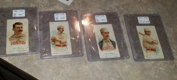 1887 Allen and Ginter tobacco cards.... the older the better here...  we carry and love tobacco cards and goudeys