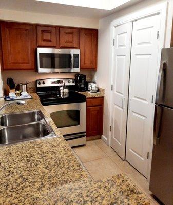 Kitchen in one bedroom villa