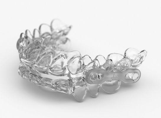 There is an example of our easy to use oral appliance therapy.