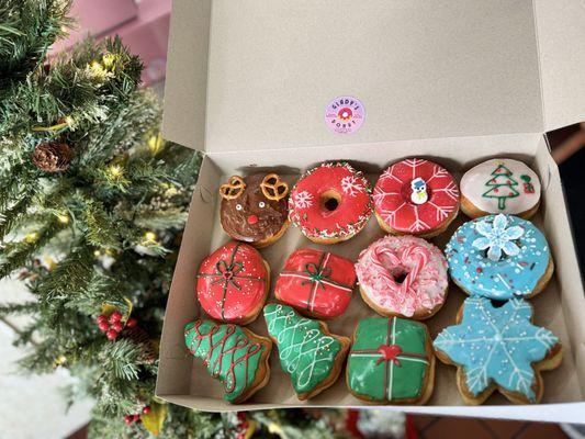 Christmas donuts