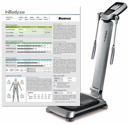 Now we have for you the in body the best body composition analyzer ! $20 for your results