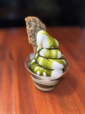 Matcha Soft Serve