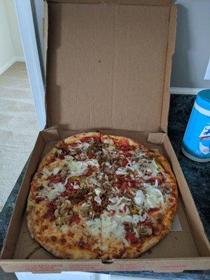 Large specialty pizza