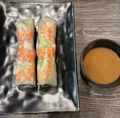 4a spring roll with shrimp and beef