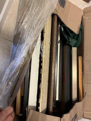 this is how they packed valuable paintings