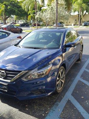 This was my new car. It was delivered to their office because it came on the sabbath and I observe. They held it for me until Sunday.