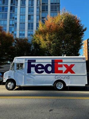 We work with FedEx