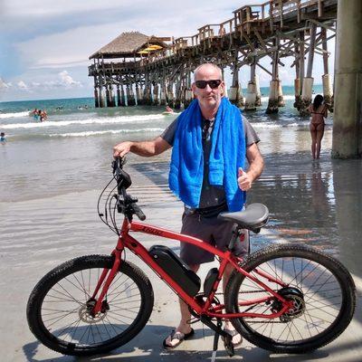 Good time riding my Gravity Electric XROD on the beach.
This was a treat.