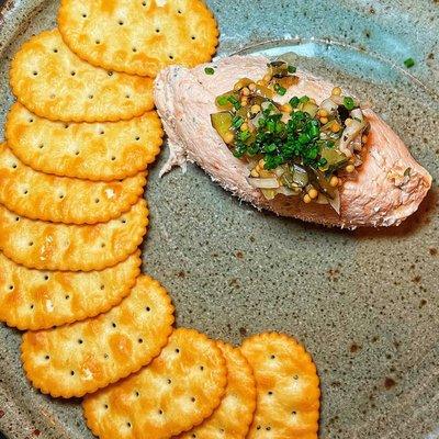 Smoked salmon rillette