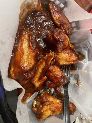 BBQ chicken wings