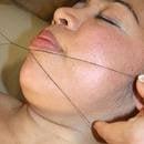 Full Face Hair Removal with Thread