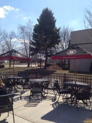 Enjoy our delicious Sammy's and this beautiful weather on our sweet patio!!