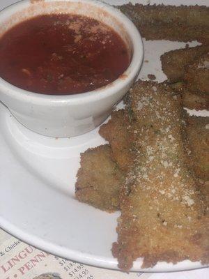 Fried zucchini