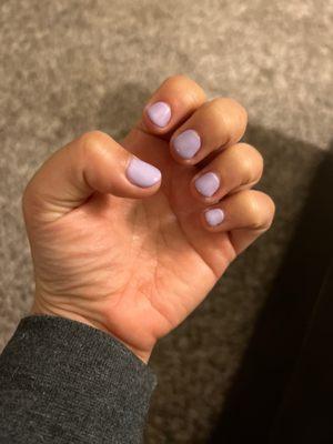 Shellac mani