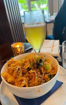 Fried calamari (appetizer special)