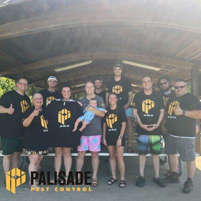 People in NW Arkansas, SW Missouri and Tulsa, Oklahoma LOVE Palisade Pest. Our crew after celebrating a successful season of growth!