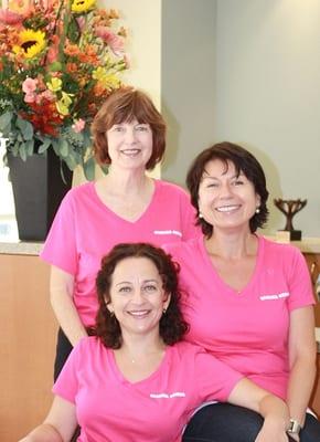 Meet our Tremendous Trio, hygienists Vicki, Julia and Olga!!!!