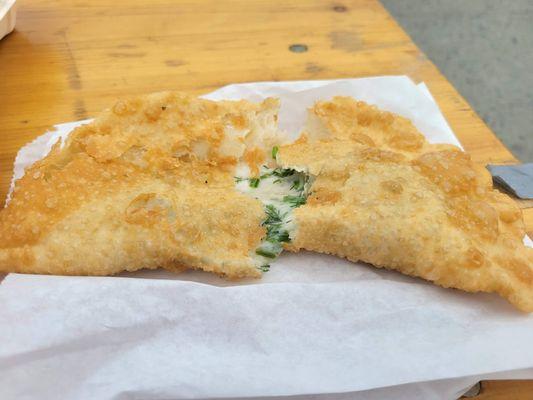 Cheese & Dill Chebureki