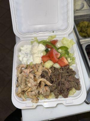 Mixed Chicken & Beef Plate