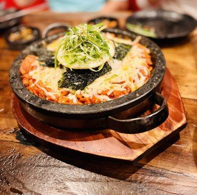 Kimchi Cheese Dolsot