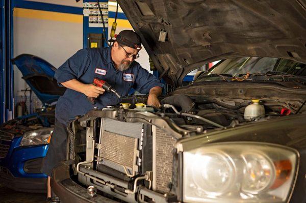 The mechanics at our shop have over 60 years of experience between them. They are dedicated to providing high-quality repairs.