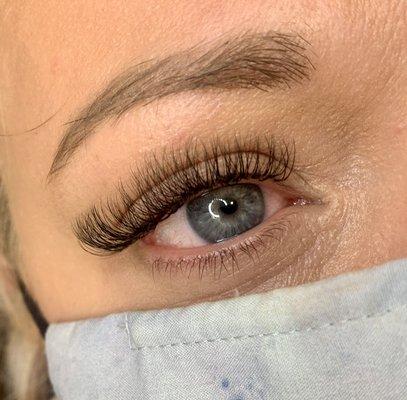 Volume lash extensions