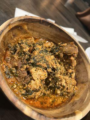 Egusi Soup With Goat