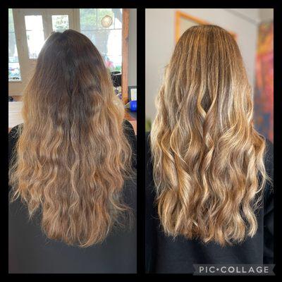 and again, juvy did amazing!! Full Head Balayage, loooving it!