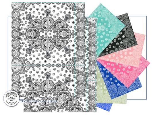 Large Repeat and Engineered Textile Designs