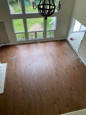 Mullican Hardwood Flooring residential installation