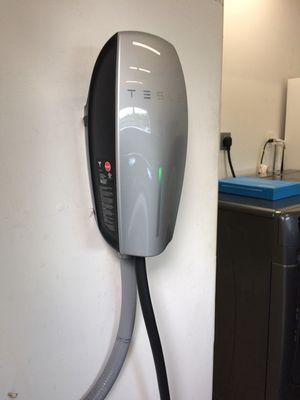 Tesla charger installation